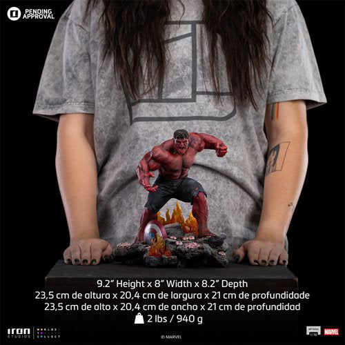 Captain America: Brave New World Red Hulk 1:10 Art Scale Limited Edition Statue
Iron Studios Hulk Statues and Busts
Item Number: RN57125WNK
