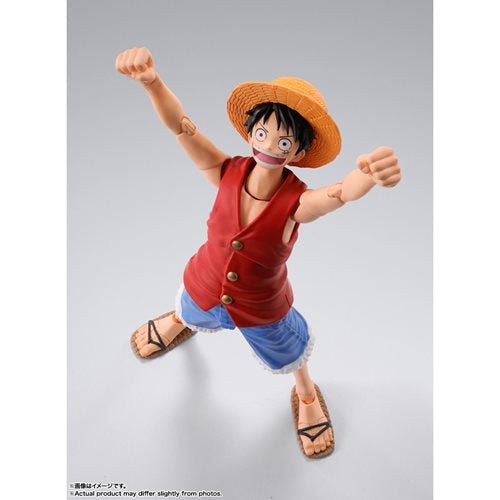One Piece Monkey D. Luffy Romance Dawn S.H.Figuarts Action Figure - Reissue
One Piece Bandai Tamashii Nations Action Figures
Item Number: BLFBAS66473WNK