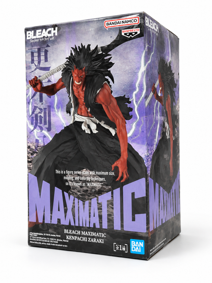 Bleach Maximatic Kenpachi Zaraki Figure – Banpresto, 9.4. Item Number #SAN71961WNK