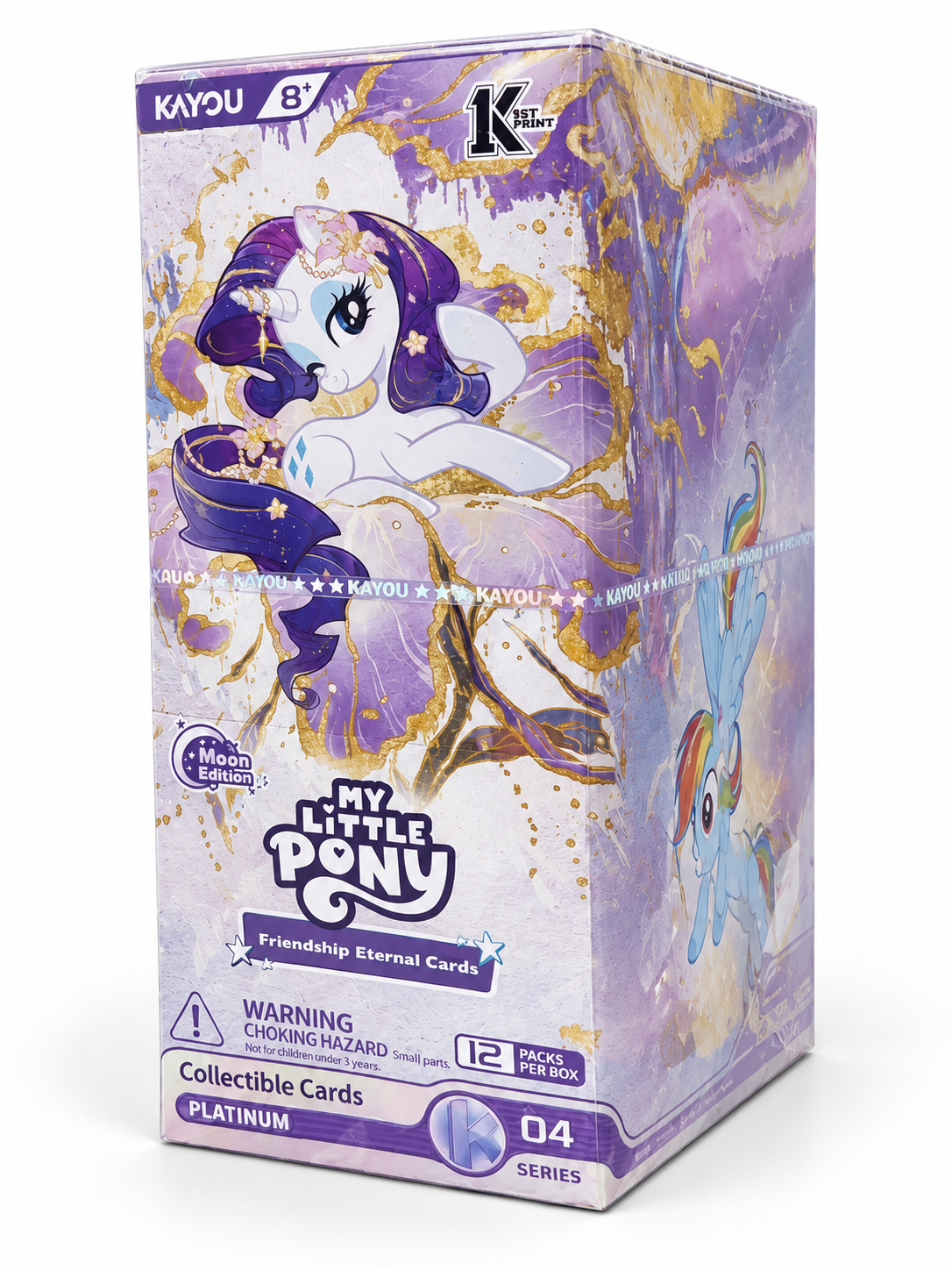 KAYOU My Little Pony Friendship Eternal Cards Moon Edition Series 4 Platinum 1st Print Booster Box – 12 Packs