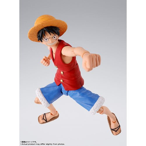One Piece Monkey D. Luffy Romance Dawn S.H.Figuarts Action Figure - Reissue
One Piece Bandai Tamashii Nations Action Figures
Item Number: BLFBAS66473WNK