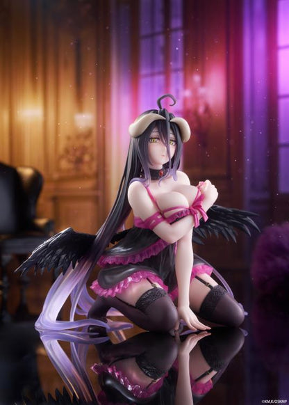 Overlord Desktop Cute Albedo (Negligee Ver.) Figure by Taito – 5.1 Inch Anime Statue