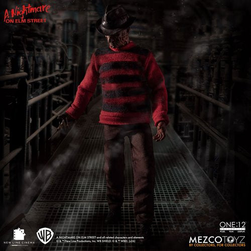 A Nightmare on Elm Street Freddy Krueger One:12 Collective Action Figure
Nightmare on Elm Street Mezco Toyz Action Figures
Item Number: MZ77390WNK1