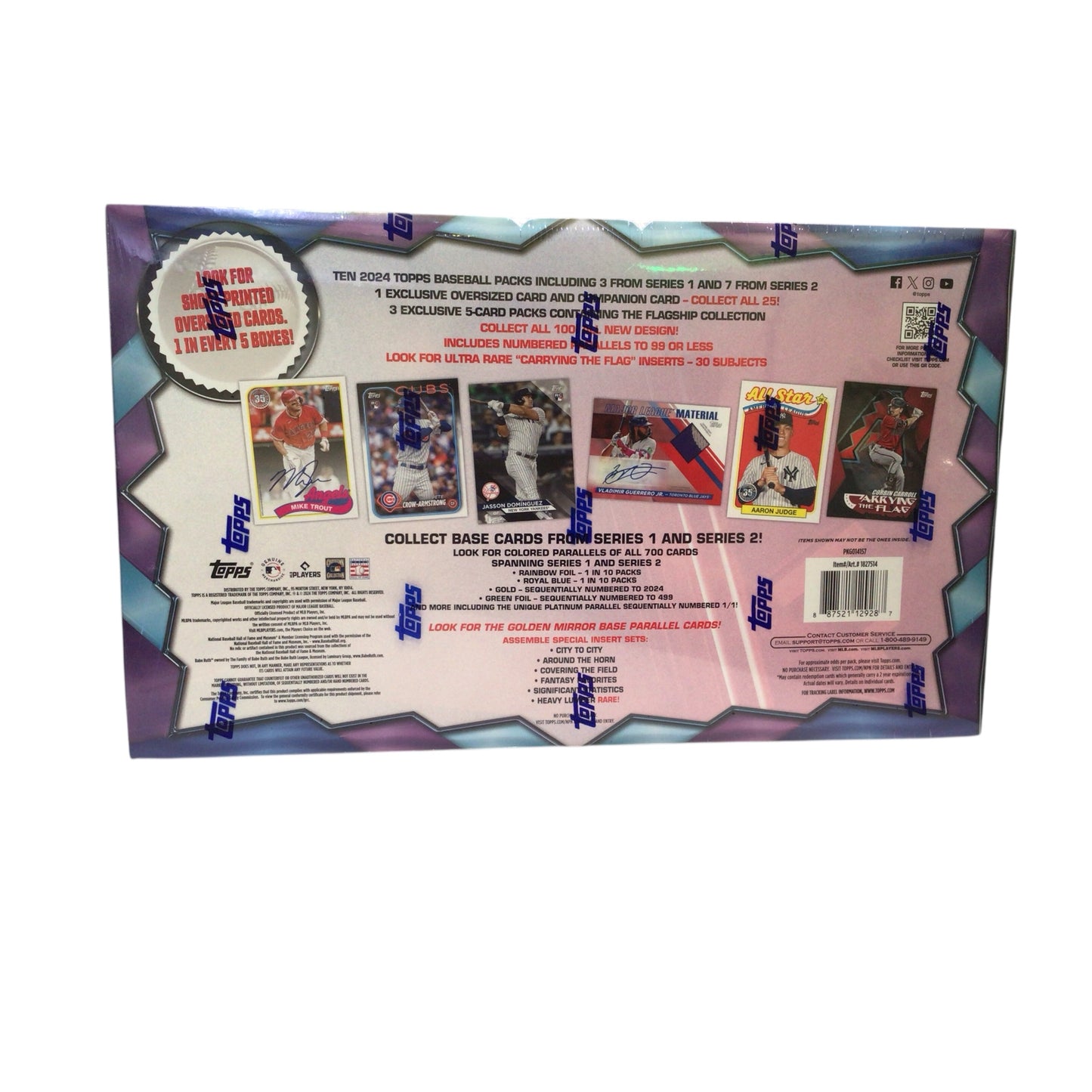 2024 Topps Baseball – The Flagship Collection Box (Series 1 & Series 2)