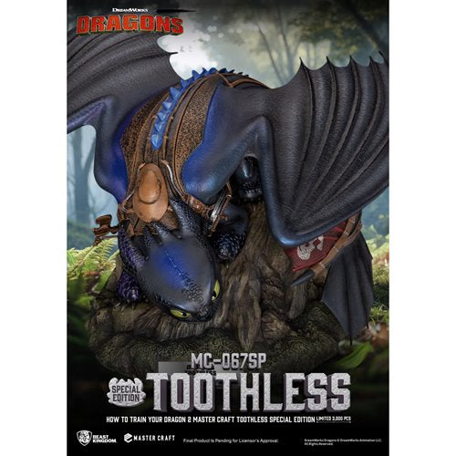 How to Train Your Dragon 2 Toothless MC-067SP Master Craft Statue
How to Train Your Dragon Beast Kingdom Statues and Busts
Item Number: BKMC067SPWNK