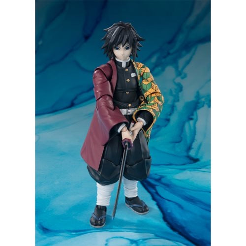 Demon Slayer:Kimetsu  No Yaiba Giyu Tomioka  S.H. Figuarts Action Figure Demon Slayer Bandai Tamashii Nations Action Figures Item Number: BLFBAS66477