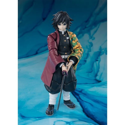 Demon Slayer:Kimetsu  No Yaiba Giyu Tomioka  S.H. Figuarts Action Figure Demon Slayer Bandai Tamashii Nations Action Figures Item Number: BLFBAS66477