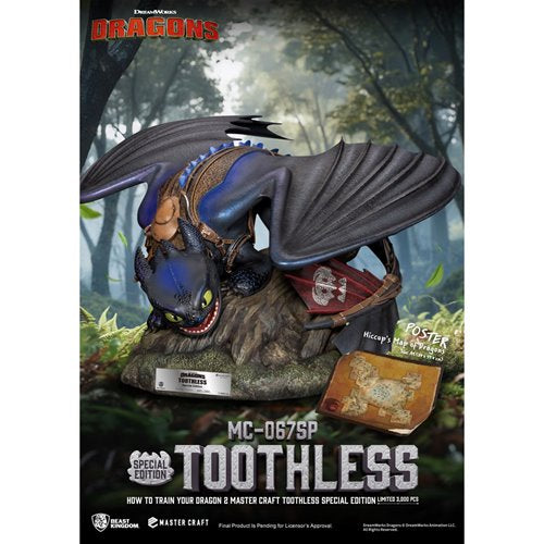 How to Train Your Dragon 2 Toothless MC-067SP Master Craft Statue
How to Train Your Dragon Beast Kingdom Statues and Busts
Item Number: BKMC067SPWNK
