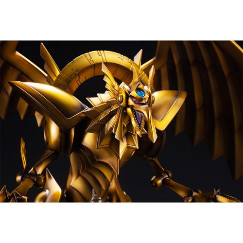 Yu-Gi-Oh! Duel Monsters The Winged Dragon of Ra Egyptian God Statue - ReRun
Yu-Gi-Oh Kotobukiya Statues and Busts
Item Number: KTPV433WNK