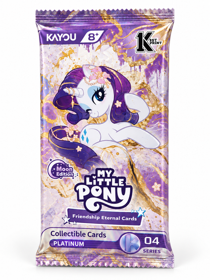 KAYOU My Little Pony Friendship Eternal Cards Moon Edition Series 4 Platinum 1st Print Booster Box – 12 Packs