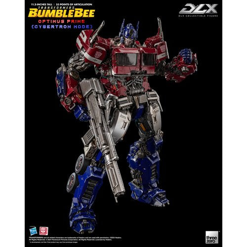 Transformers: Bumblebee Optimus Prime Cybertron Mode DLX Action Figure
Transformers Threezero Action Figures
Item Number: TH3Z0650WNK