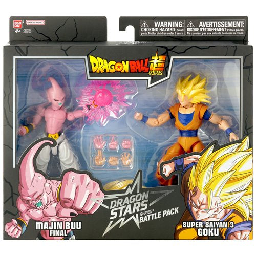 Dragon Ball Z Dragon Stars Battle Pack Super Saiyan 3 Goku vs Majin Buu Final Action Figure 2-Pack
Bandai Namco Dragon Ball Action Figures
Item Number: BA37295WNK