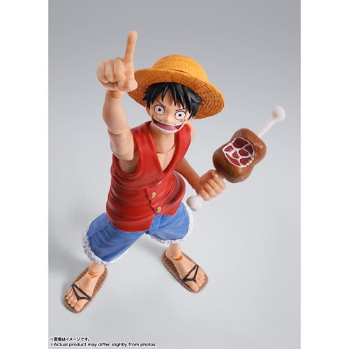 One Piece Monkey D. Luffy Romance Dawn S.H.Figuarts Action Figure - Reissue
One Piece Bandai Tamashii Nations Action Figures
Item Number: BLFBAS66473WNK