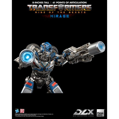 Transformers: Rise of the Beasts Mirage DLX Action Figure
Transformers Threezero Action Figures
Item Number: TH3Z0564WNK