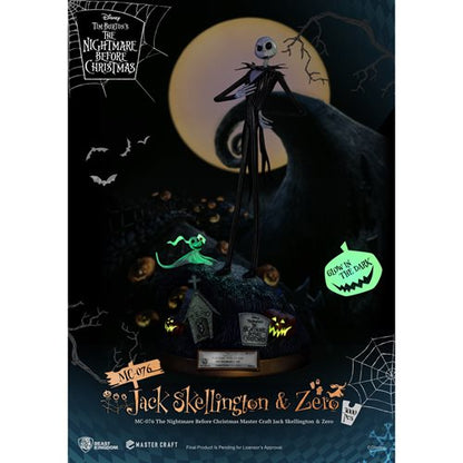 The Nightmare Before Christmas Jack Skellington and Zero MC-076 Master Craft Statue
The Nightmare Before Christmas Beast Kingdom Statues
Item Number: DC524354WNK
