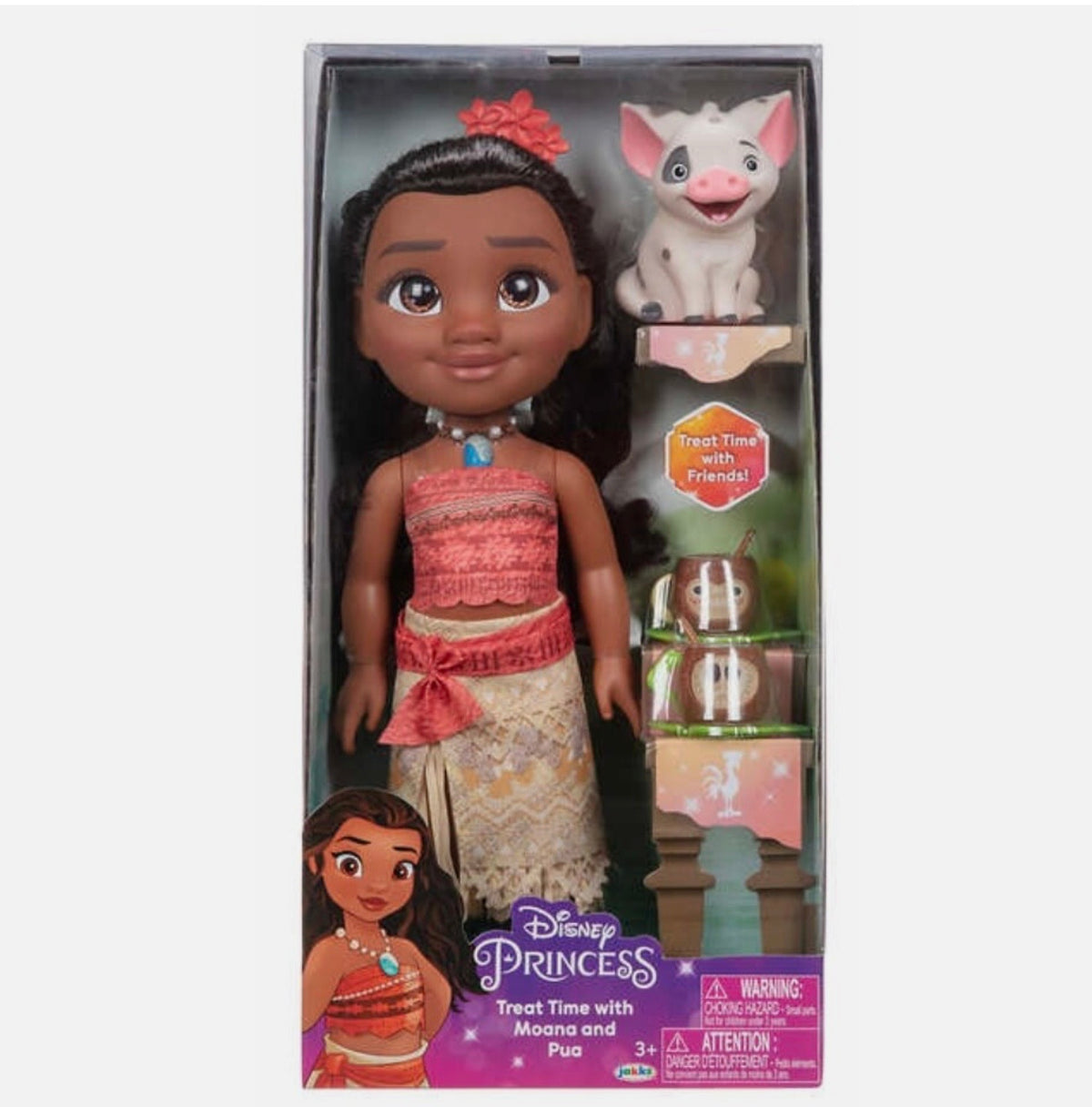 Disney Princess Treat Time with Moana and Pua Doll Set