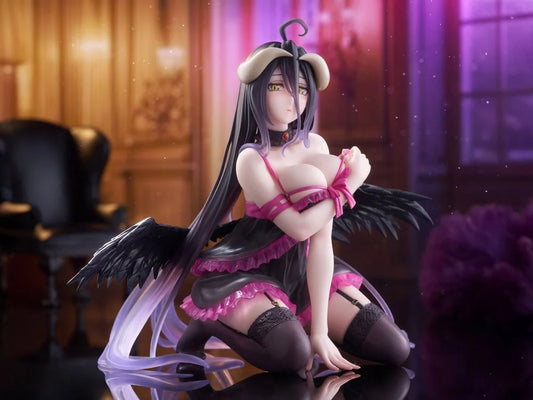 Overlord Desktop Cute Albedo (Negligee Ver.) Figure by Taito – 5.1 Inch Anime Statue