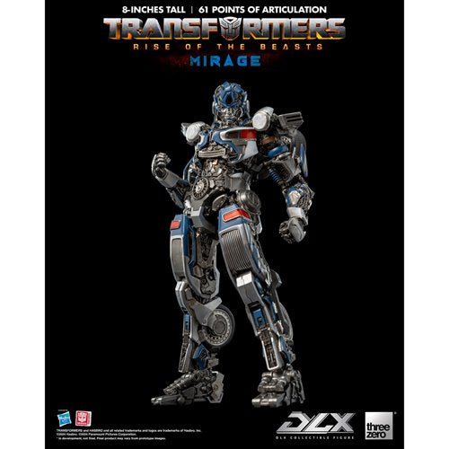 Transformers: Rise of the Beasts Mirage DLX Action Figure
Transformers Threezero Action Figures
Item Number: TH3Z0564WNK