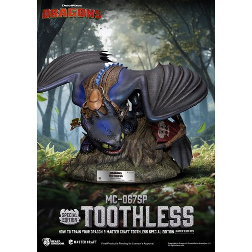 How to Train Your Dragon 2 Toothless MC-067SP Master Craft Statue
How to Train Your Dragon Beast Kingdom Statues and Busts
Item Number: BKMC067SPWNK