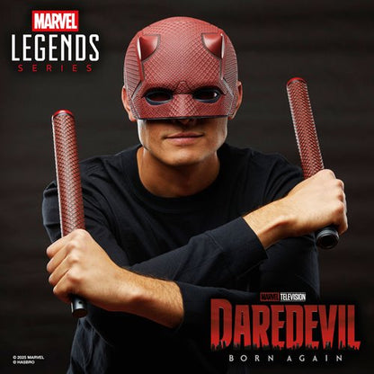 Daredevil Marvel Legends Daredevil: Born Again Mask and Billy Club Prop Replicas
Daredevil Hasbro Prop Replicas
Item Number: HSG1598WNK1