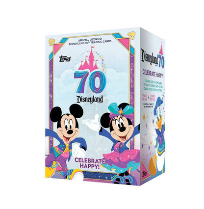 2025 Topps Disneyland 70th Anniversary Trading Cards Value Box – 7 Packs | Official Disney Licensed Collectible