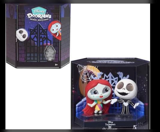 sney Doorables Grand Entrance Nightmare Before Christmas Jack Skellington Sally Figures