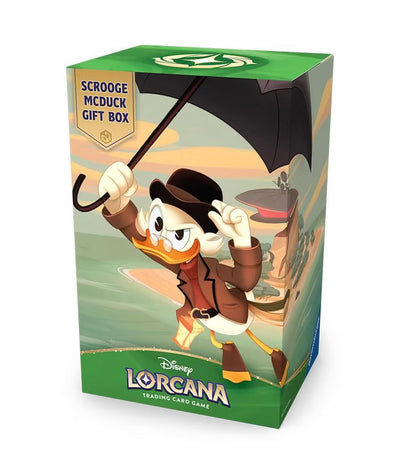 Disney Lorcana Scrooge McDuck Gift Box – Trading Card Collection Set (Includes Booster Packs & Accessories)