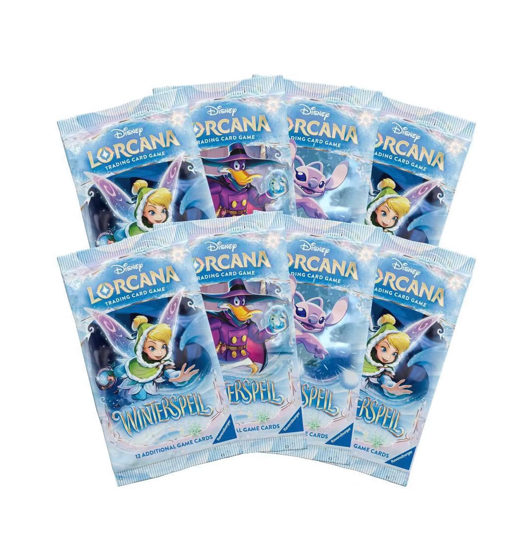 Disney Lorcana TCG: Winterspell Illumineer’s Trove Box – 8 Booster Packs Sealed (Ravensburger)