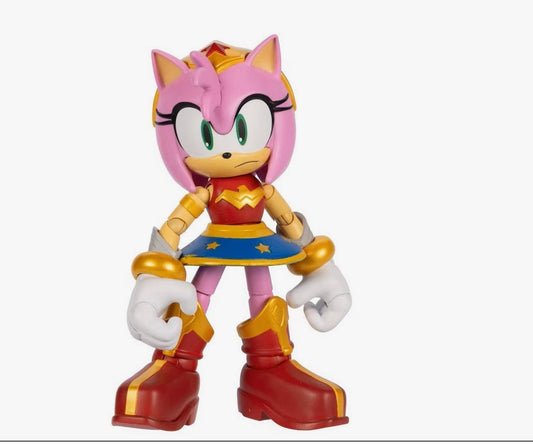 DC x Sonic the Hedgehog Amy Rose as Wonder Woman 5-Inch Action Figure – JAKKS Pacific