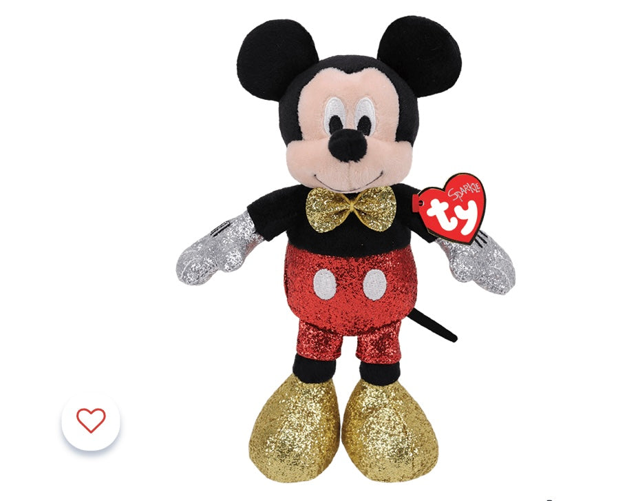 TY Disney Mickey Mouse Sparkle Plush – 13 Inches