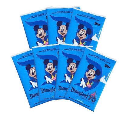 2025 Topps Disneyland 70th Anniversary Trading Cards Value Box – 7 Packs | Official Disney Licensed Collectible