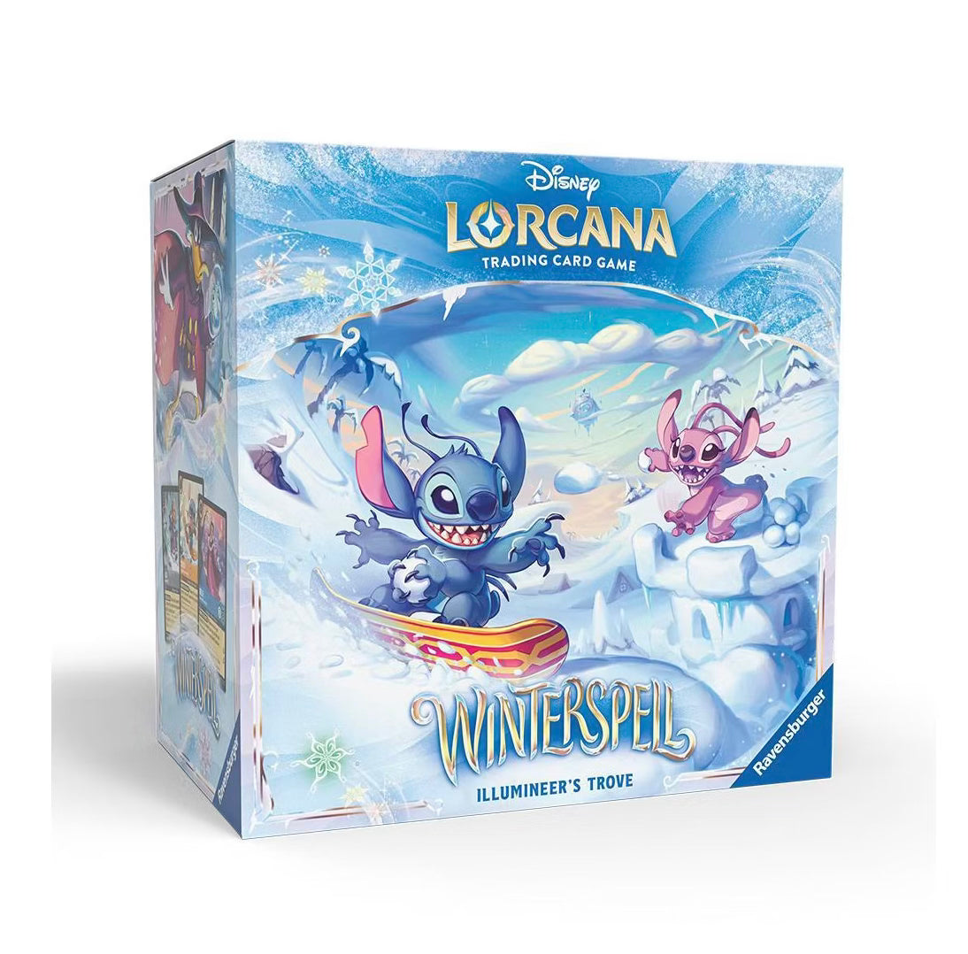 Disney Lorcana TCG: Winterspell Illumineer’s Trove Box – 8 Booster Packs Sealed (Ravensburger)
