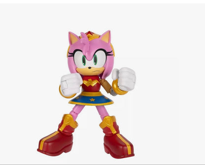 DC x Sonic the Hedgehog Amy Rose as Wonder Woman 5-Inch Action Figure – JAKKS Pacific