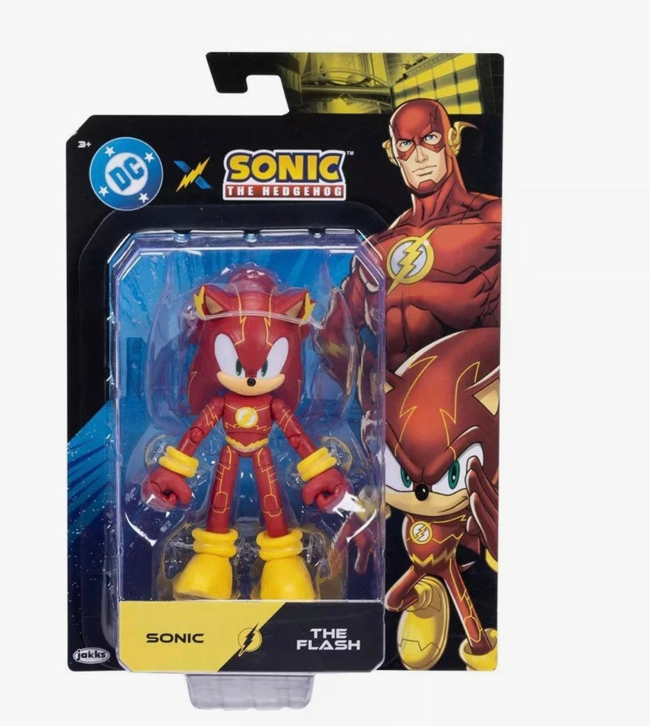 DC x Sonic the Hedgehog – Sonic as The Flash Action Figure