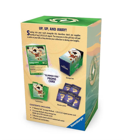 Disney Lorcana Scrooge McDuck Gift Box – Trading Card Collection Set (Includes Booster Packs & Accessories)