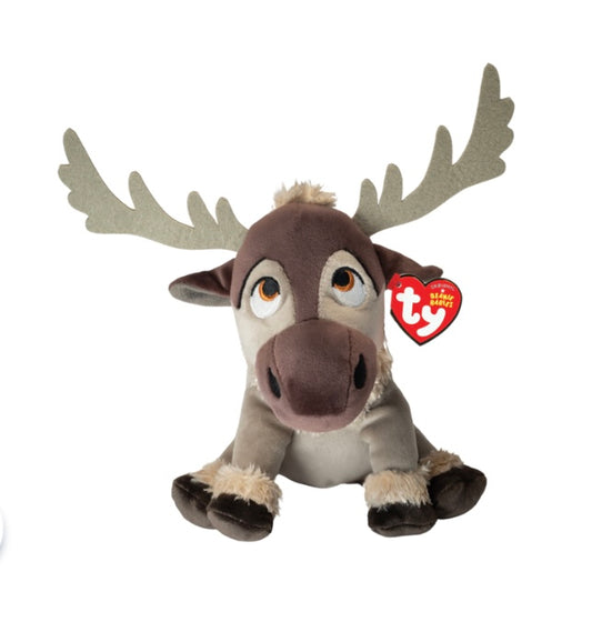 Disney Frozen Sven Ty Beanie Babies Plush – Small 8-Inch