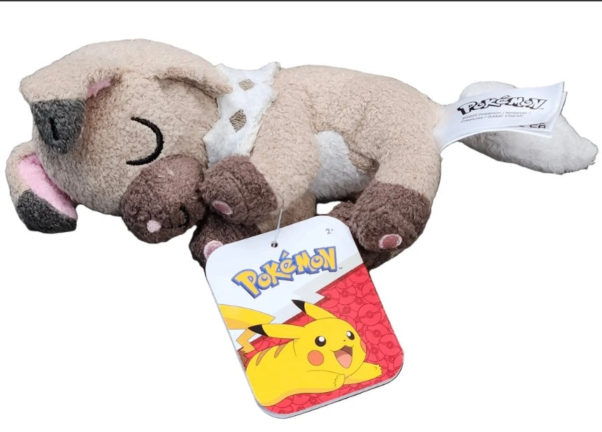 Pokémon Sleeping Rockruff Plush