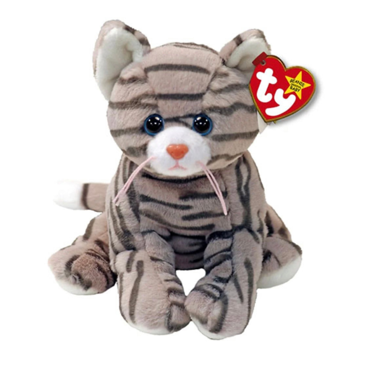 TY Beanie Baby Silver II the Cat Plush – 8 Inch (2023 Release)