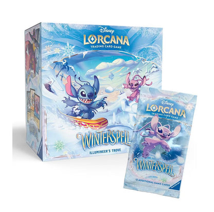 Disney Lorcana TCG: Winterspell Illumineer’s Trove Box – 8 Booster Packs Sealed (Ravensburger)