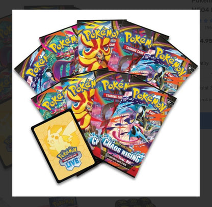 Pokémon TCG: Mega Evolution – Chaos Rising Elite Trainer Box (Fennekin Promo) – Factory Sealed