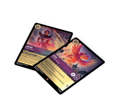 Disney Lorcana Archazia’s Island Starter Deck – Amethyst & Steel Iago & Jafar (Includes Booster Pack)