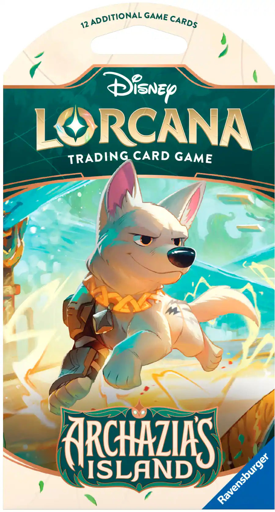 Disney Lorcana TCG: Archazia’s Island Sleeved Booster Pack (12 Cards) – Bolt Artwork | Ravensburger