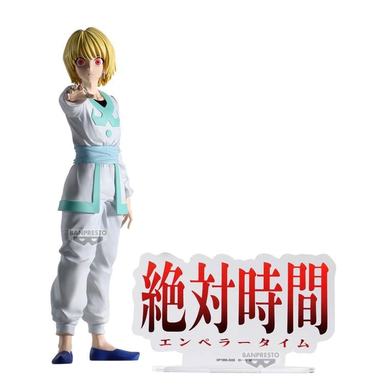 Banpresto Hunter × Hunter Hunting Archives Kurapika (Emperor Time) Figure with Acrylic Display Sign – Bandai Spirits