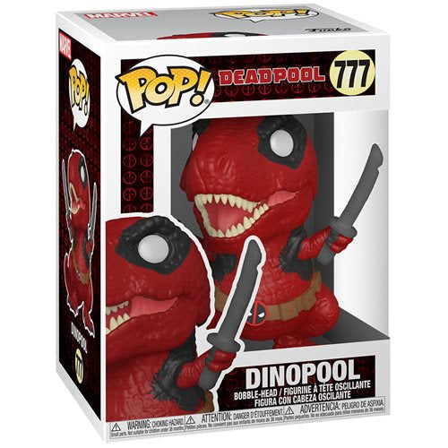 Deadpool 30th Anniversary Dinopool Funko Pop! Viny Figure #777