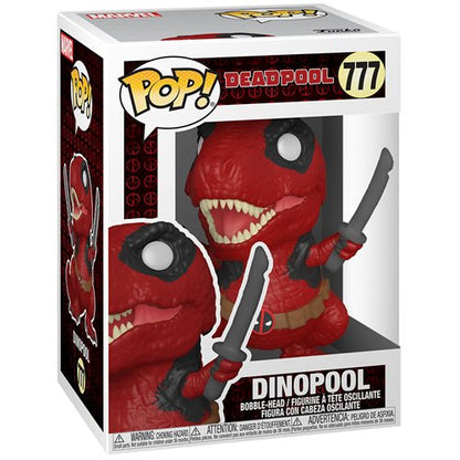 Deadpool 30th Anniversary Dinopool Funko Pop! Viny Figure #777