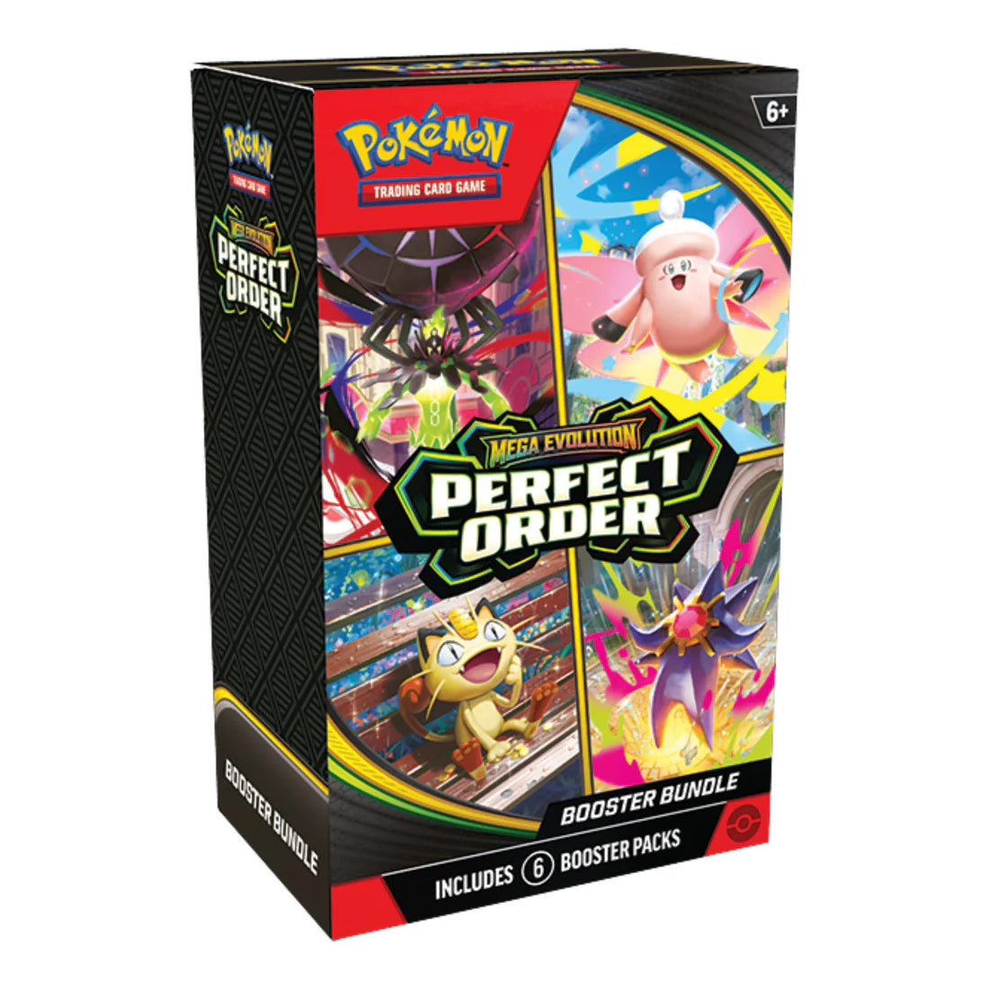 Pokémon Mega Evolution: Perfect Order Booster Bundle (6 Booster Packs) – Factory Sealed – English