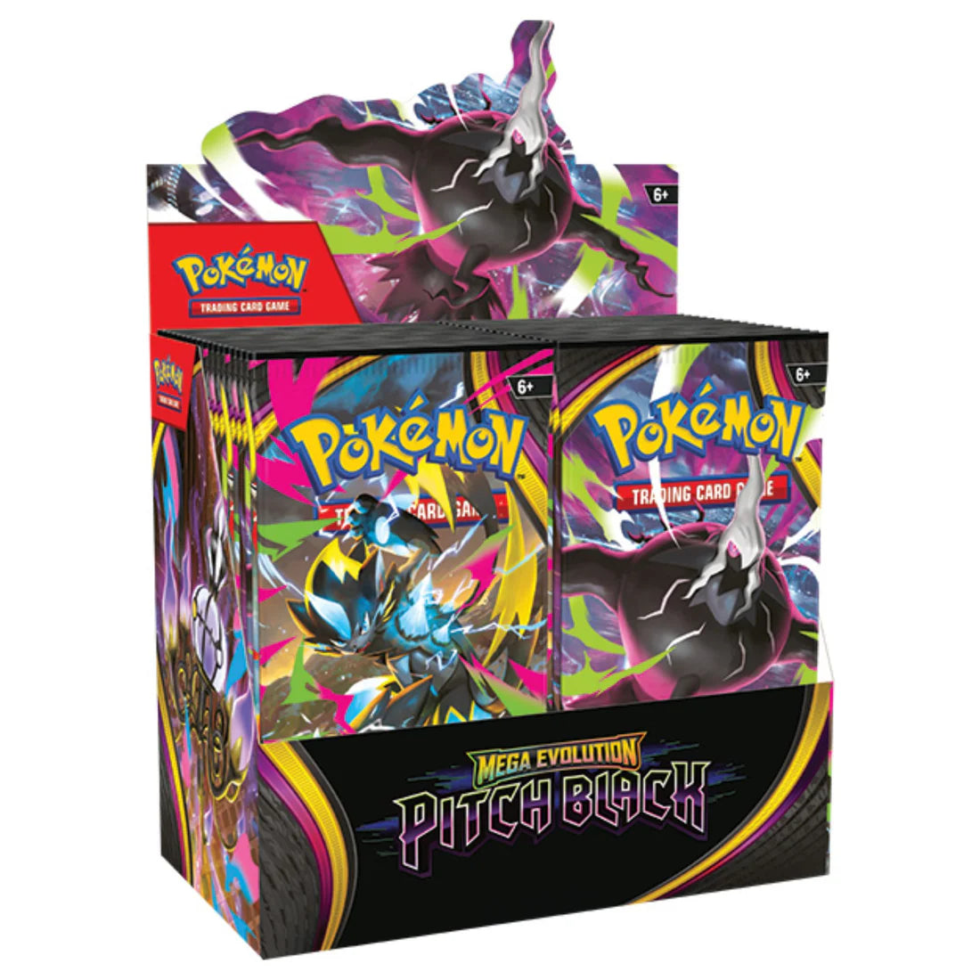 Pokémon Mega Evolution: Pitch Black Booster Box (36 Booster Packs) – Factory Sealed – English