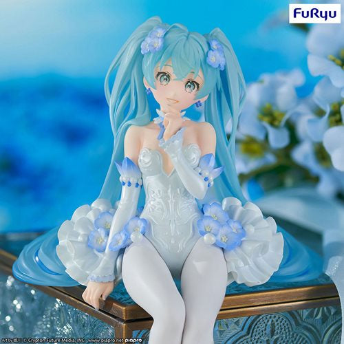 Vocaloid Hatsune Miku Flower Fairy Nemophila Noodle Stopper Statue- ReRun. Vocaloid Furyu Statues and Busts. Item Number: UTCFR40595