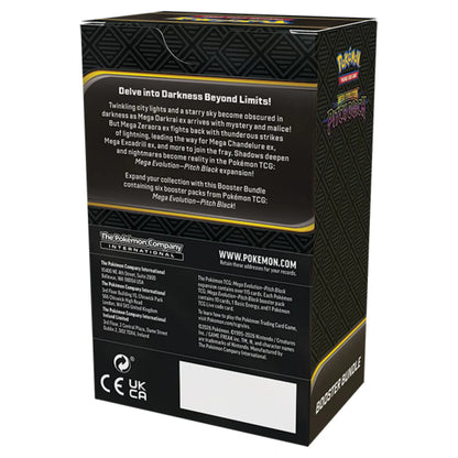 Pokémon Mega Evolution: Pitch Black Booster Bundle (6 Booster Packs) – Factory Sealed – English