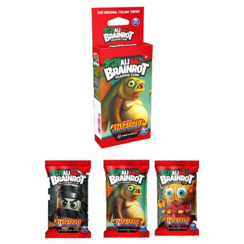 Skifidol Psychadelic Universe Italian Brainrot Trading Card 3-Pack Blister Box